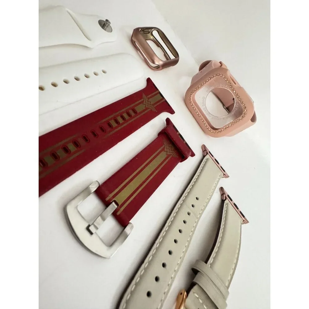 Apple Watch Series 5 40mm Bands & Cases Lot Mixed Styles Excellent - Picture 2 of 3